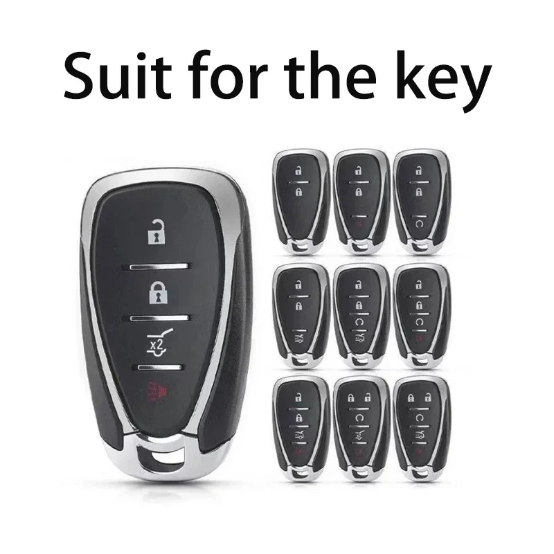 

For Chevrolet Chevy Camaro Cruze Malibu 2016 2017 2018 2019 2020 2 3 4 5 Buttons Smart Remote Car Key Case Cover Fob Bag Holder