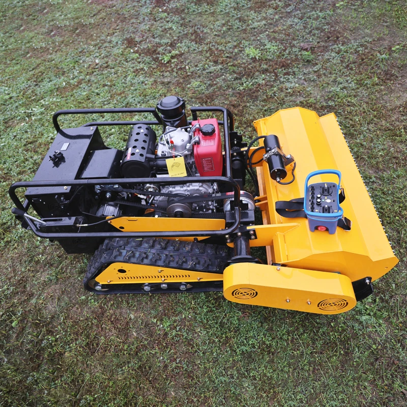 Customized Remote Control flail Mower Fully Automatic Small Control Robotic Lawn mower