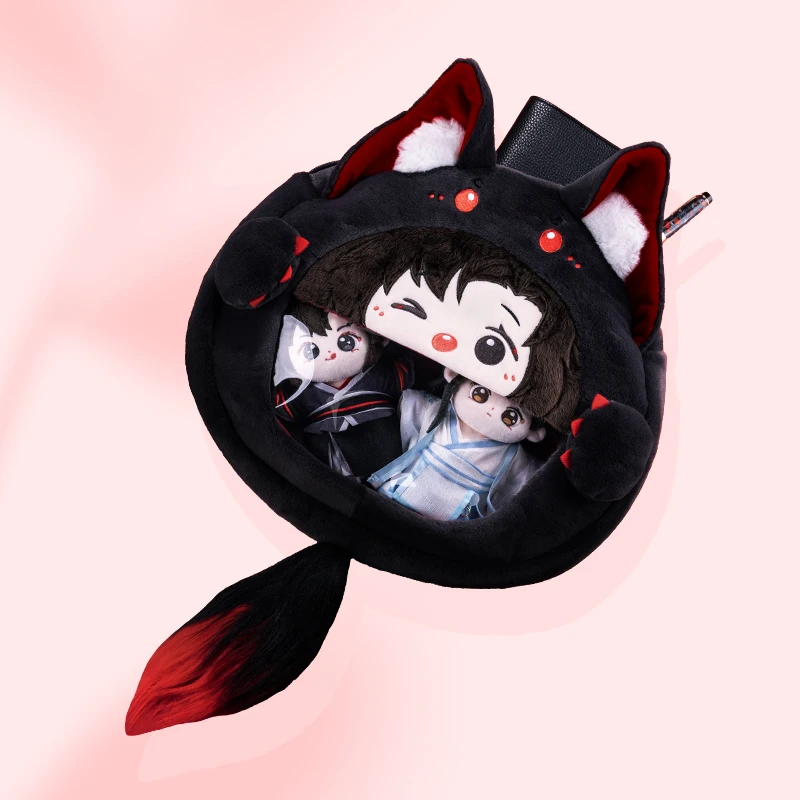 Official Mo Dao Zu Shi Wei Wuxian Lan Wangji Dragon Fox Storage Bag Official MDZS Cartoon Cute Cosplay itabag