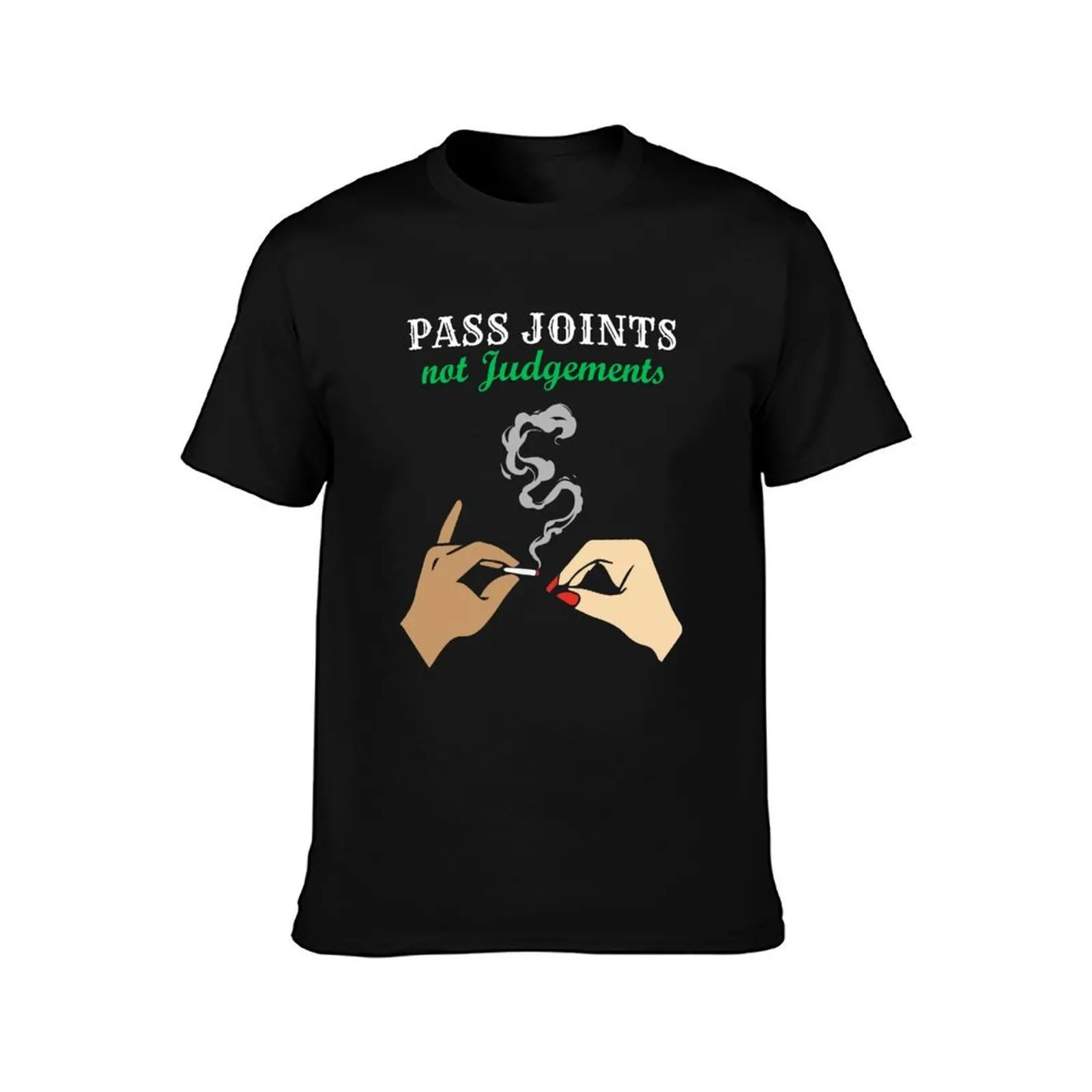 Pass joints not judgments T-Shirt Big and Tall Solid Color T-Shirt