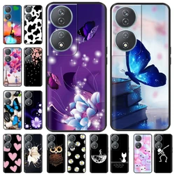 For Honor 90 Smart Case Luxury Soft TPU Shockproof Black Silicon Protective Phone Cover For Honor90 Honor 90 Smart Fundas Coque