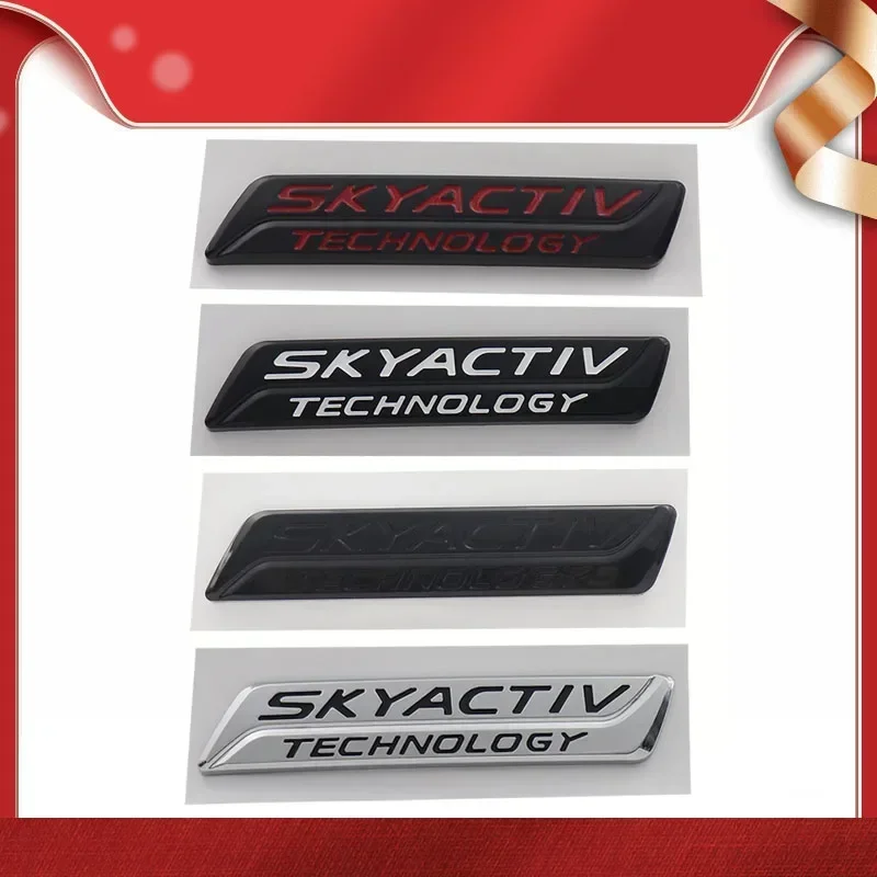 QA For CX-3 CX3 CX-5 CX5 CX-7 CX7 MX-5 ATENZA 3D Car Styling SKYACTIV TECHNOLOGY car Fender trunk Rear Decal Emblem Badge Sticke