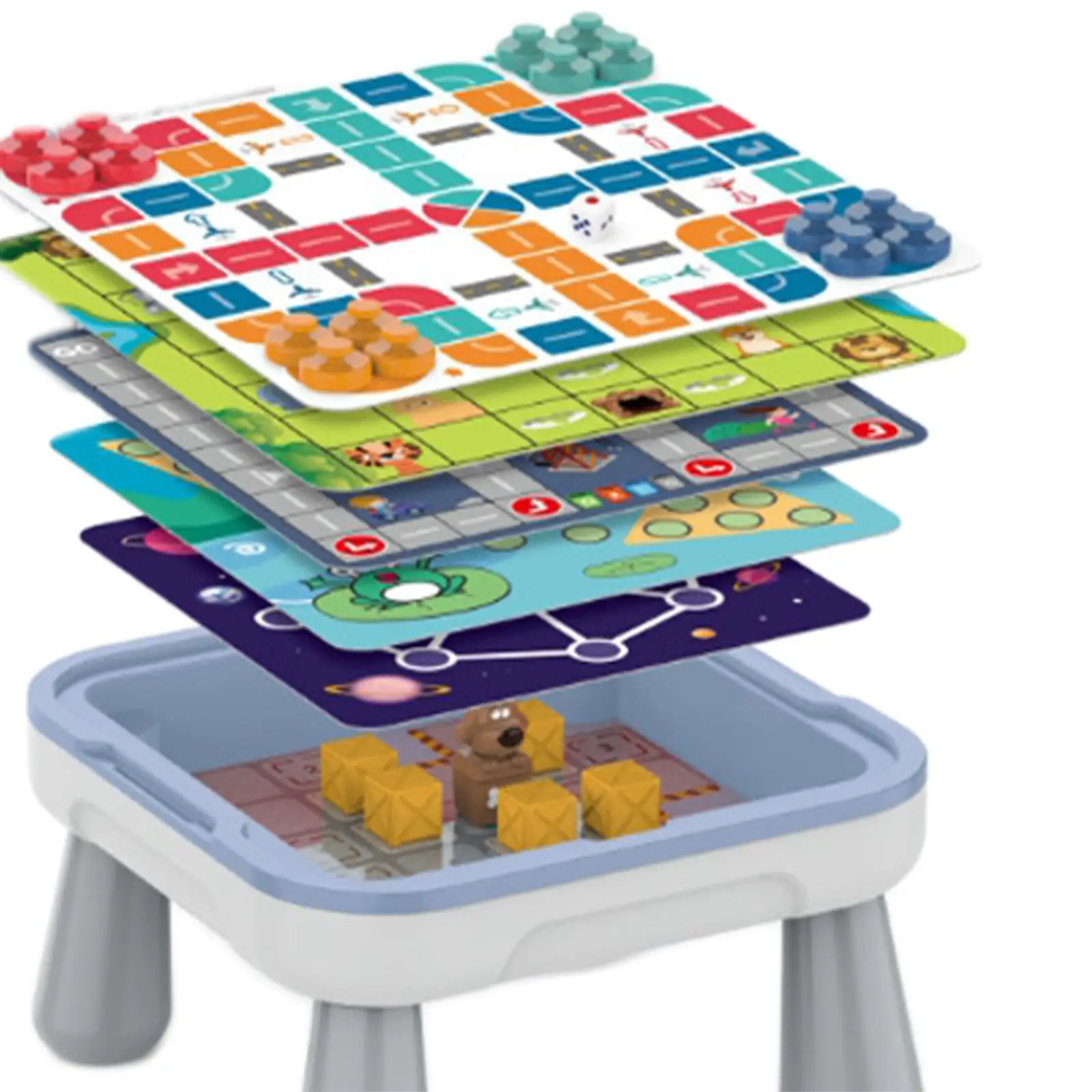 Juguetes de desarrollo de mesa de juego de pensamiento, estrategia educativa interactiva, familia