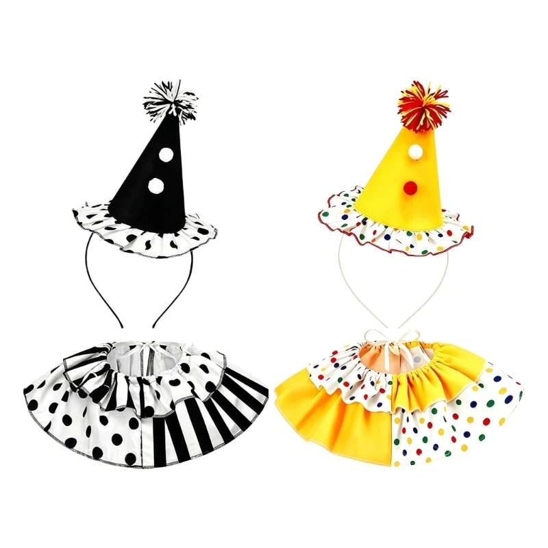 50le-conjunto-acessorios-fantasia-com-colarinho-babado-chapeu-pontiagudo-argola-cabelo-para-dramatizacao-festa