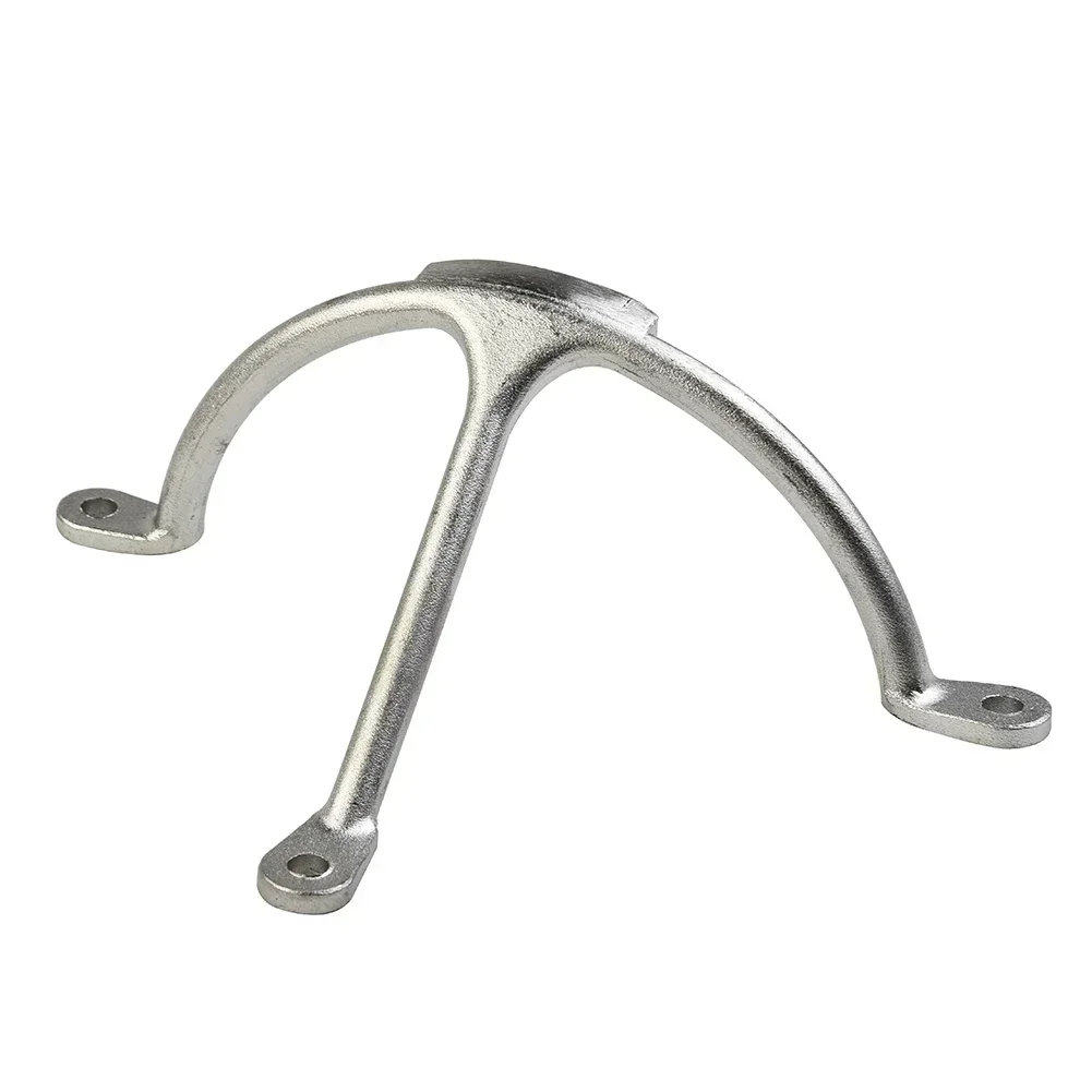 

Boat Stainless Steel 3prong Bracket Wire Bracket Mast Step Silver 113mm For Boat Yacht Boat Accessories Marine Hardware