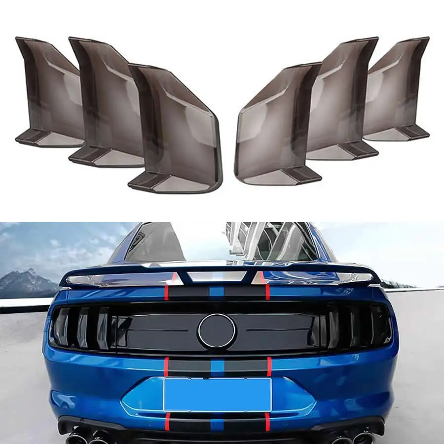 

Декоративная накладка на задний фонарь для Ford Mustang 2018-2023, тонированный черный