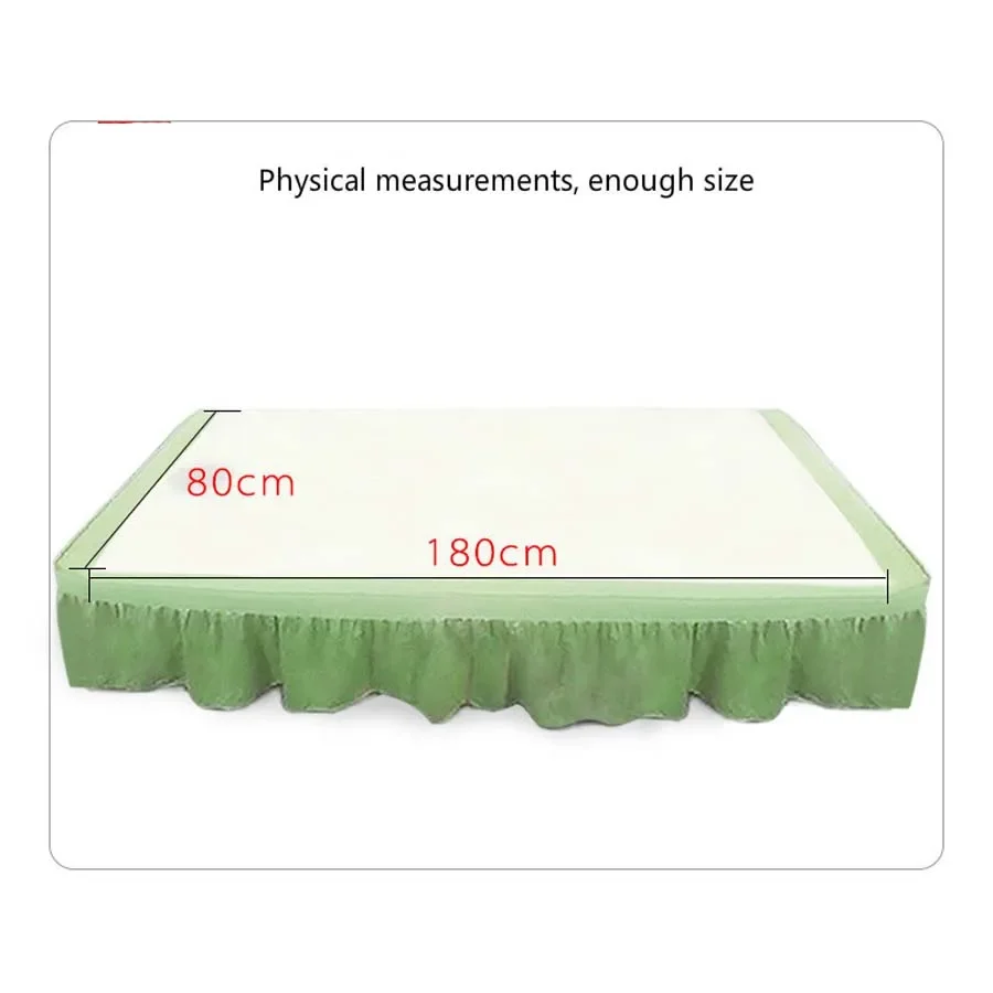 WASART 100pcs disposable bed sheet Beauty salon thicken non-woven fabric massage table bed cover for 80x180cm savannah stretcher