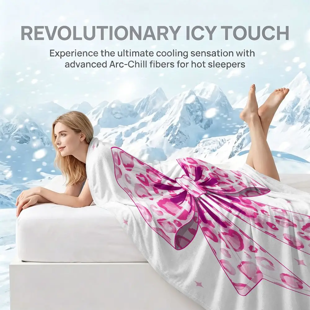 Purple Lightning Raven Print Cooling blanket Q MAX 0.3 Anti Heat Breathable Cool Blanket Gothic Youth Bed Use