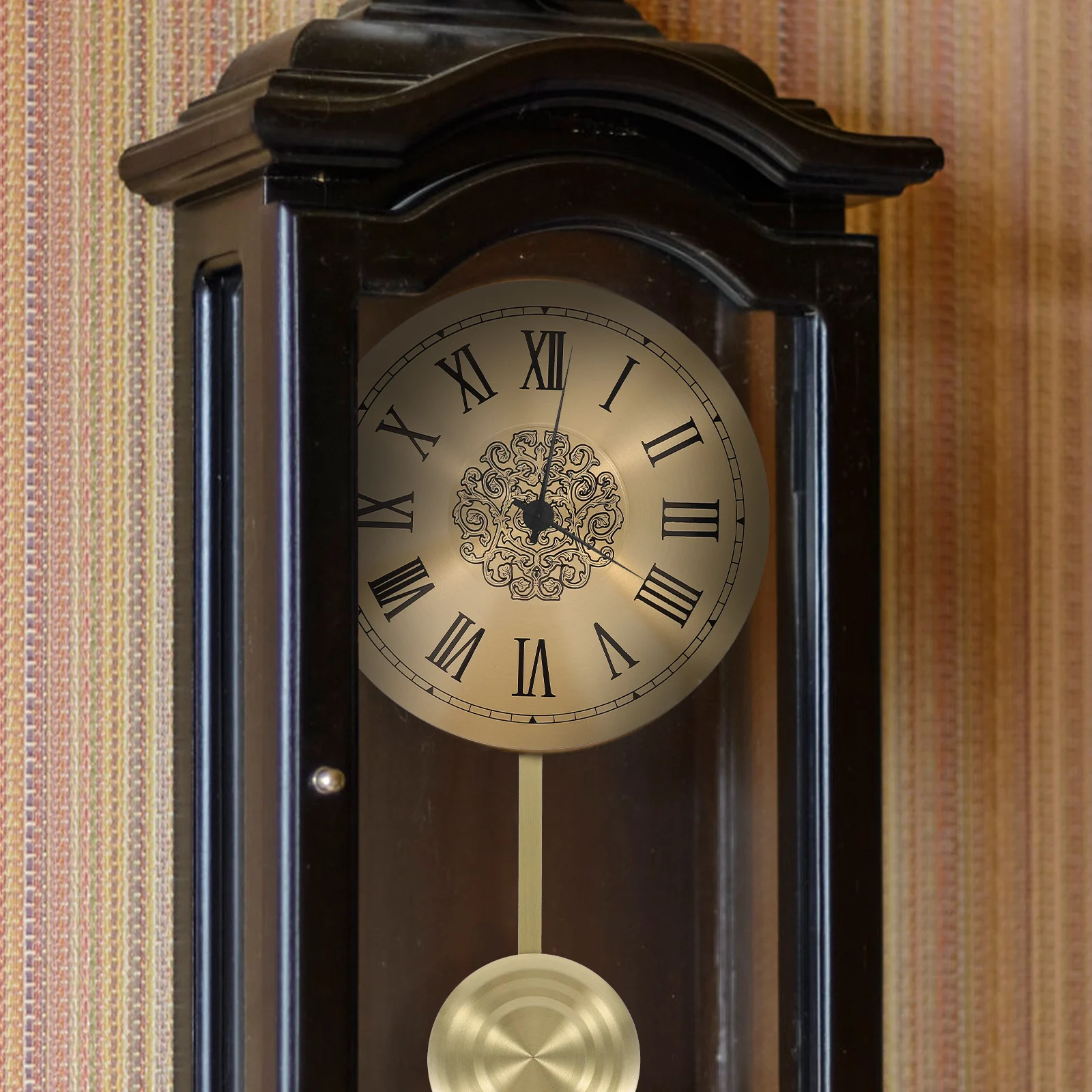 

Aluminum Quartz Dial 10 Inch Golden Roman Home Wall Movement Parts DIY Decor Clock Board Clock Dial Replacement