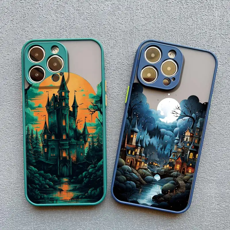 Чехол для телефона с абстрактным изображением маяков для iPhone 16 11 12 13 14 15 Pro Max Mini XS XR X 7 8 14 15 Plus SE 2020, противоударный чехол-накладка