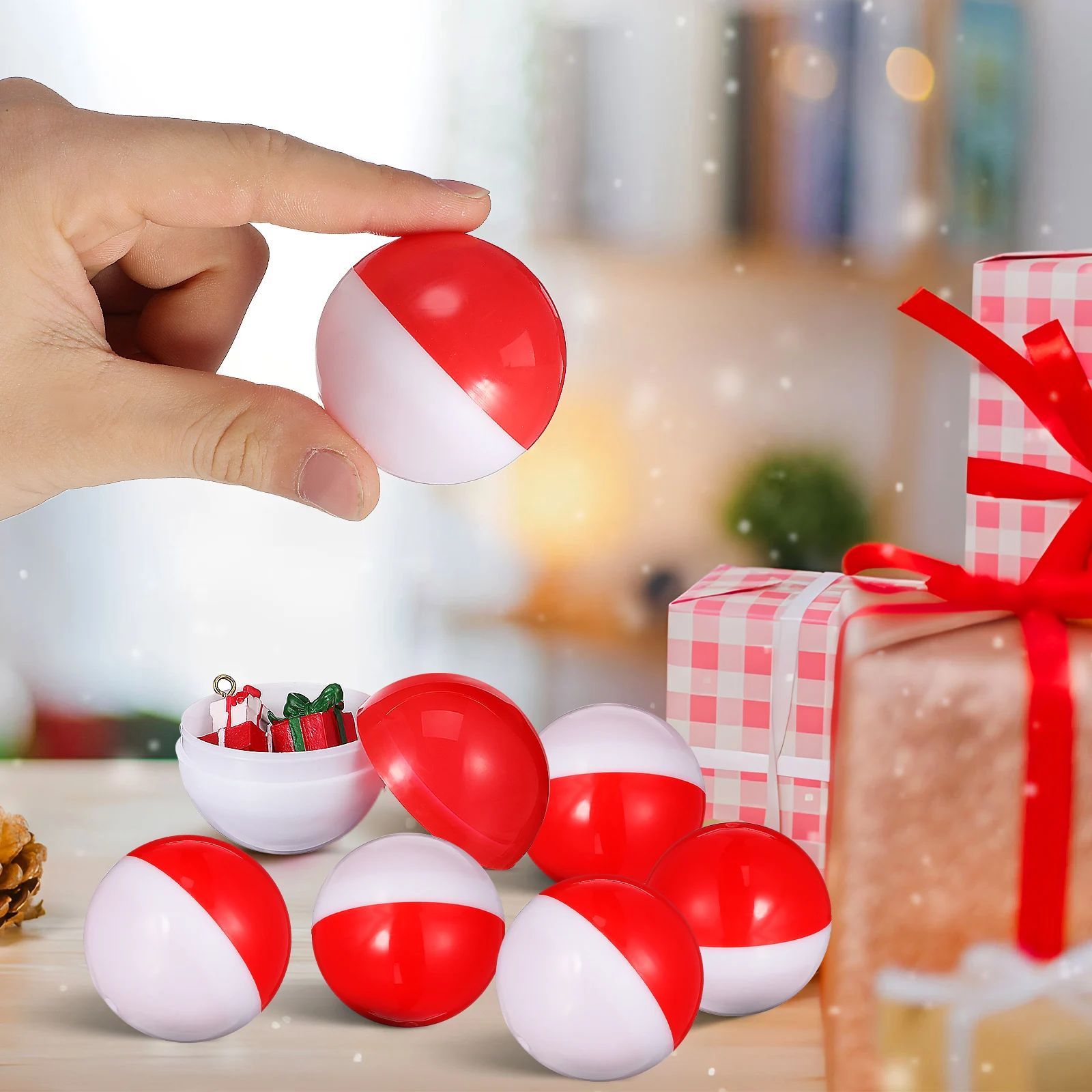 

20Pcs Vending Machine Capsules Empty Round Capsules Plastic Containers Toy Capsules For Prizes Party Favors Multi