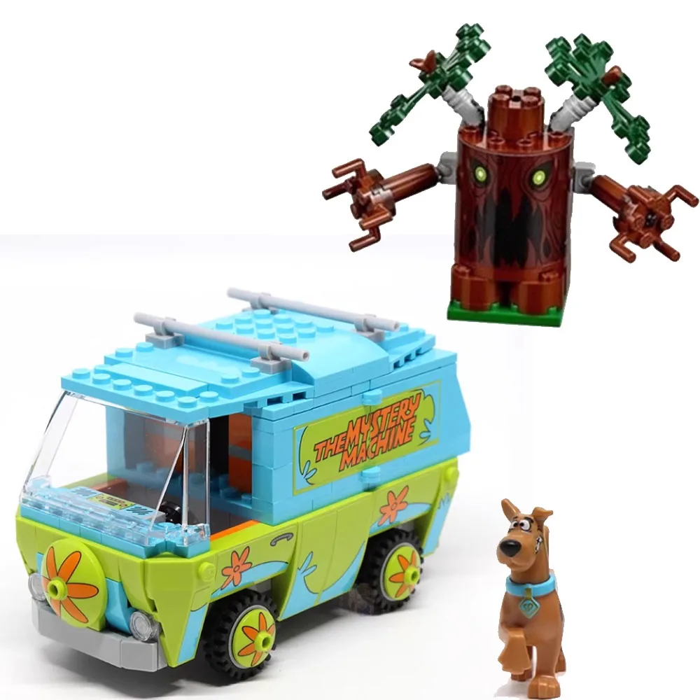 305pcs Movie Series Mystery Machine Ghost Robotic Tree Vehicle Equipment Building Blocks Sets Compatible With Model