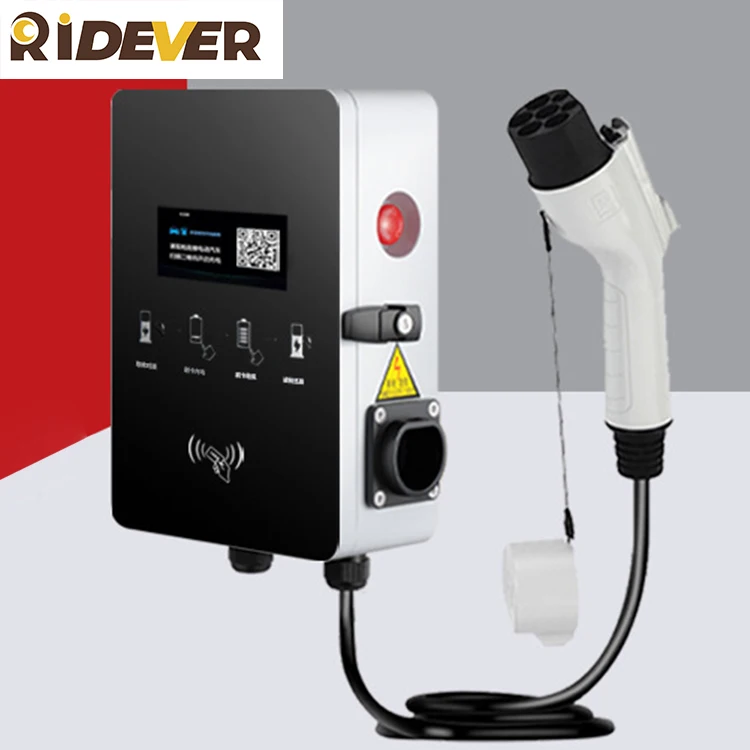 Ridever Commercial Ev Charger Ev Car Charger Station Fast Electric Car Ev Charger Charging Station