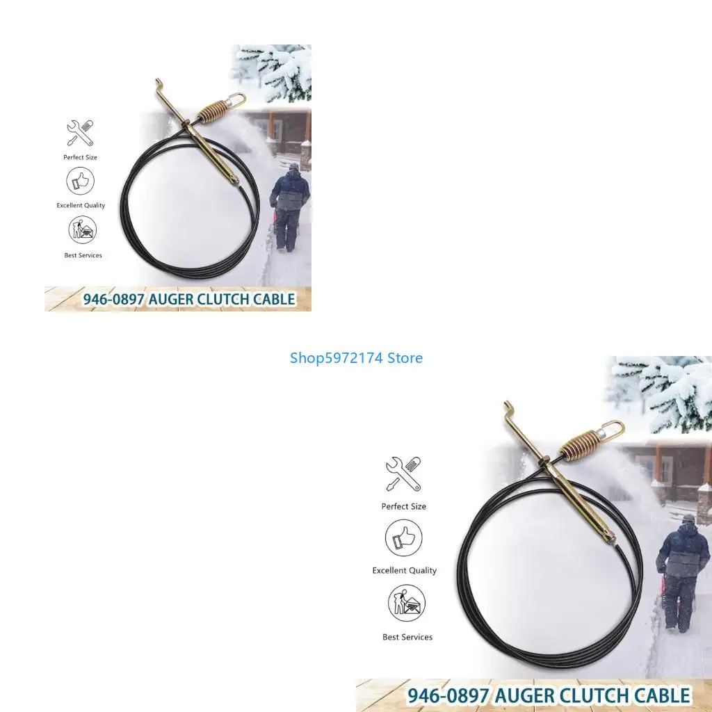 

Y3NB Heavy Duty Universal Clutch Cable 45in Helical Design For Snow Thrower Replacement Parts 946-0897 946-0897A 746-0897