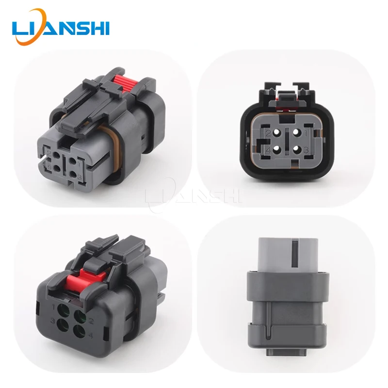 776487-2 For excavator wire harness connector plug TE type automotive waterproof connector 4-hole sheath with terminal