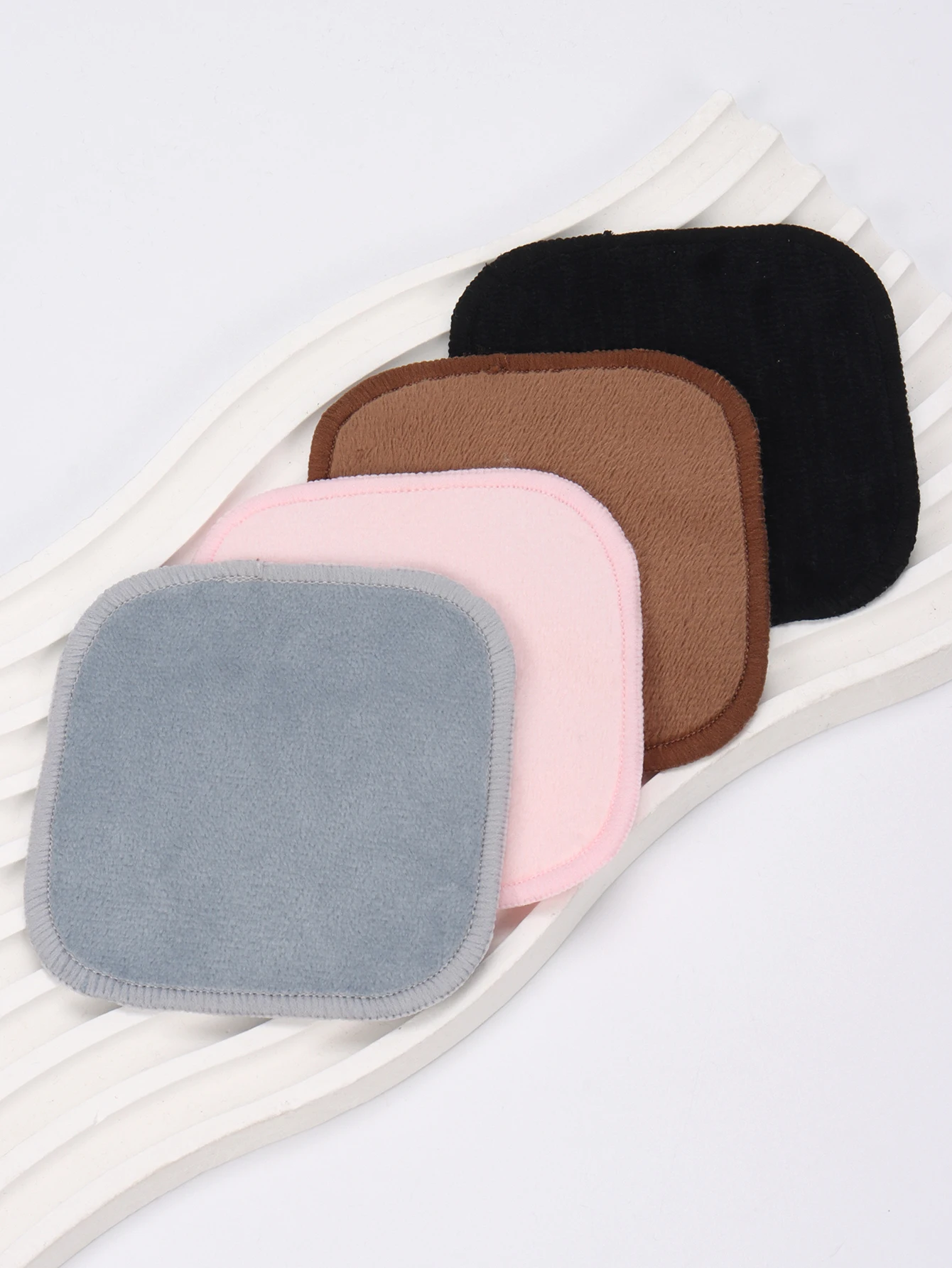 Tampone struccante Crystal Super Soft quadrato + rotondo 20/40/60 pezzi, strumento struccante riutilizzabile, lavaggio viso, struccante, Suita