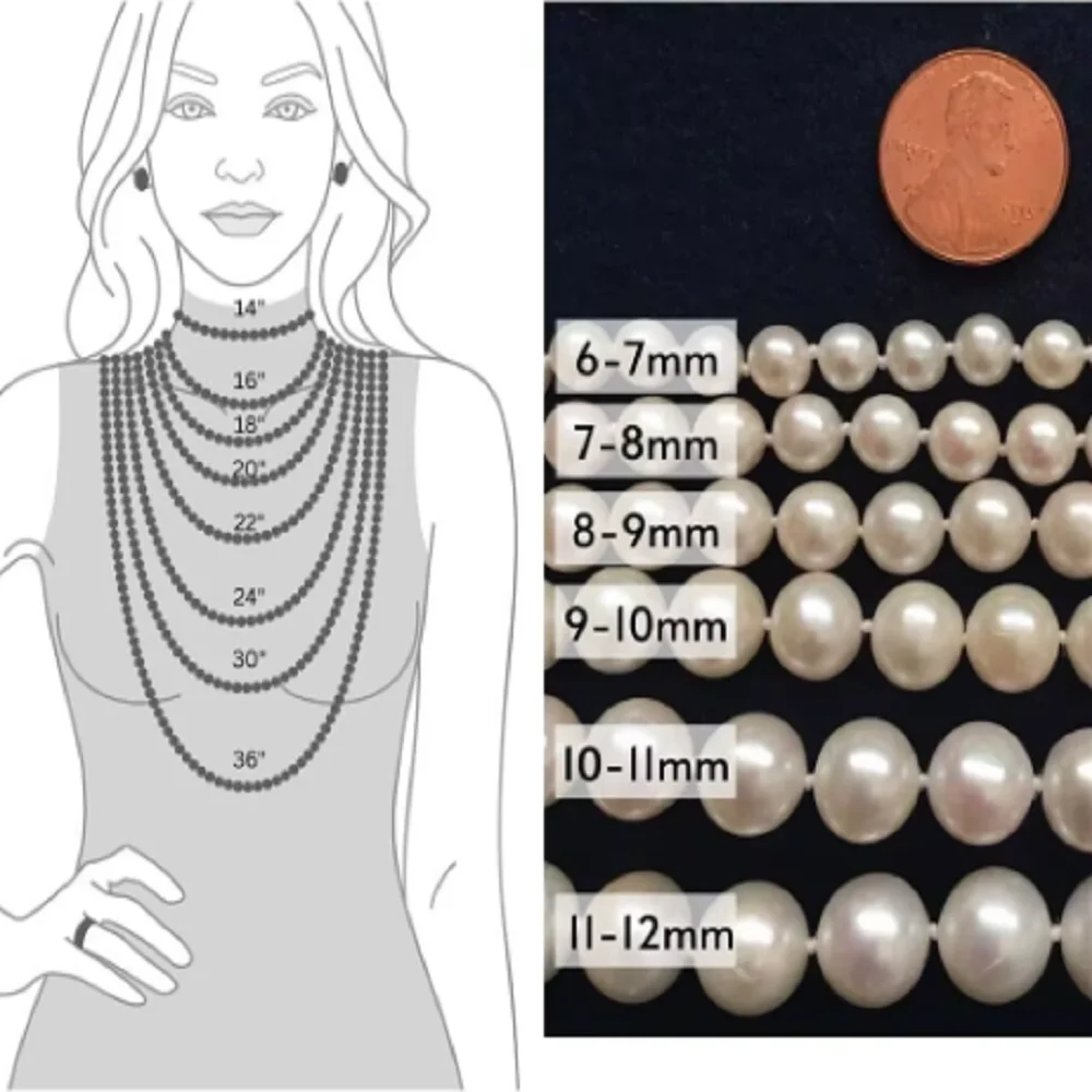 Braccialetto da donna con perle rotonde naturali al 100%, braccialetto da donna AAA con perle bianche alla moda del mare del sud, regalo di