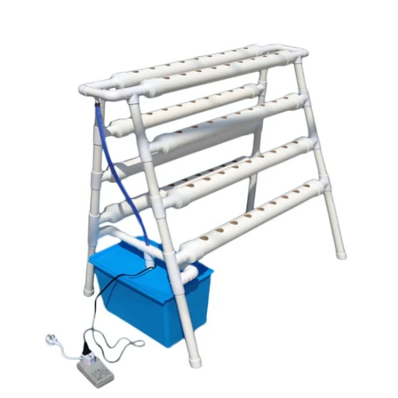 Three-dimensional flower stand double-sided pipeline soilless cultivation equipment, balcony vegetable planting, hydroponic