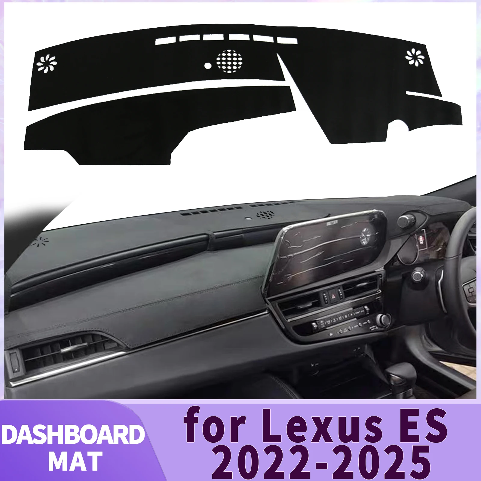 

fit for Lexus ES 2025-2022 ES300h ES200 ES260 ES350 Accessories Dashmat Dashboard Cover Pad DashMat Sunshade Protective Carpet