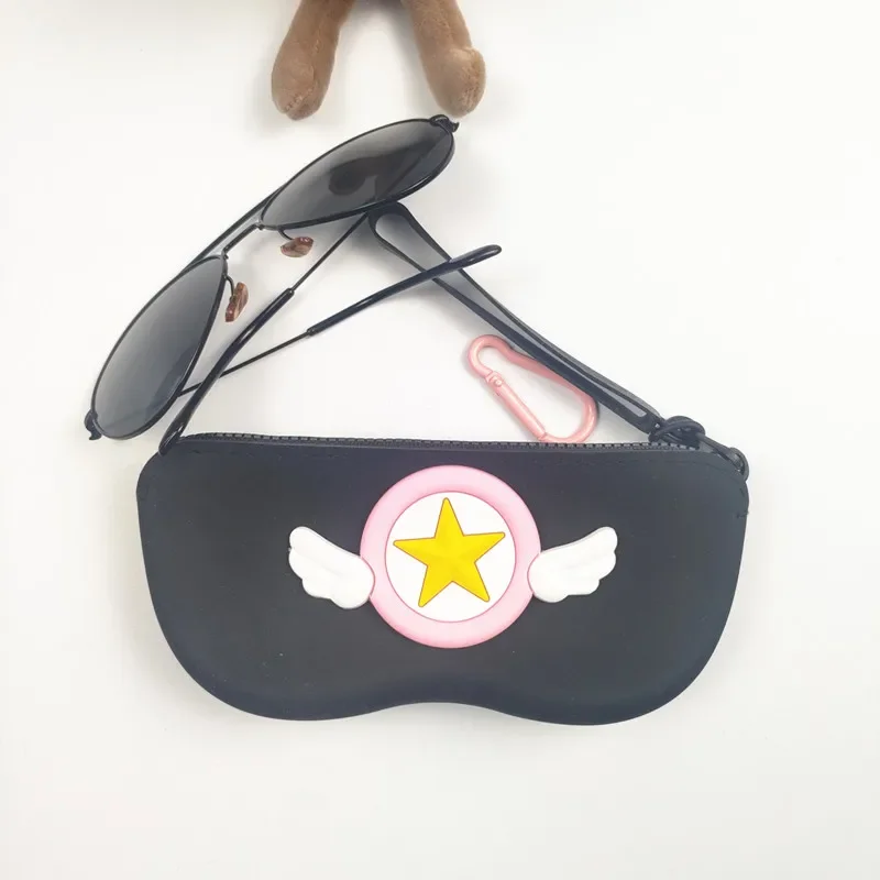 Новинка 2025, силиконовый чехол для очков для хранения с подвесной ручкой, подходит для путешествий и портативного использования, водонепроницаемый женский подарок B1