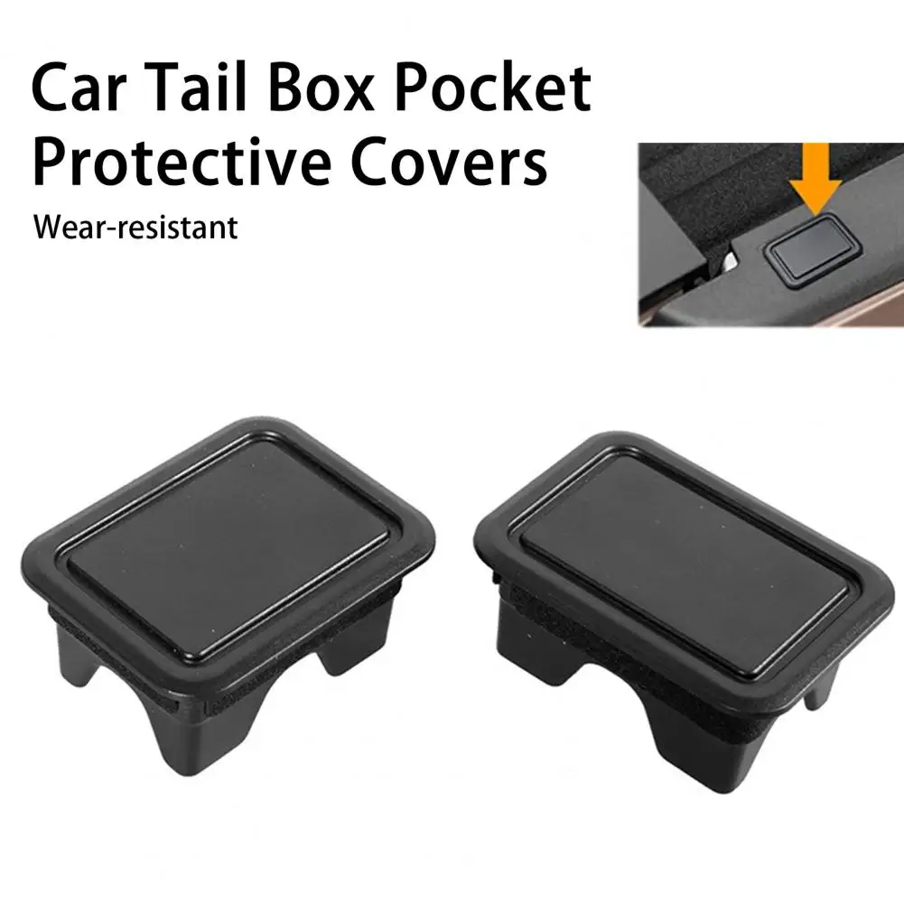 2Pcs Functional Lightweight Stake Pocket Covers Easy Installation Center Console Tray Bed Rail Stake Pocket Covers Tool