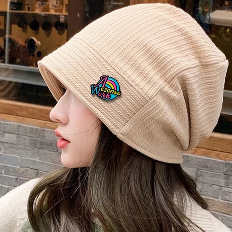 Creative Colorful English Letter Brooch Fashion Enamel Alloy Cartoon Badges Work Commute Pins DIY Clothing Bags Hat Accessories