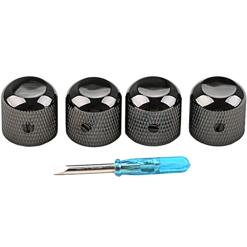 

Guitar Knob Effects Pedalcrystal Creative Volume Knobs Electric Tone Replacement Tool Round Black Amplifier