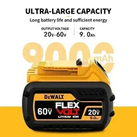 Original DEWALT battery 20V, 2.0ah-9.0AH, rechargeable lithium-ion battery, DCB115, DCB118, DEWALT tool battery+charger