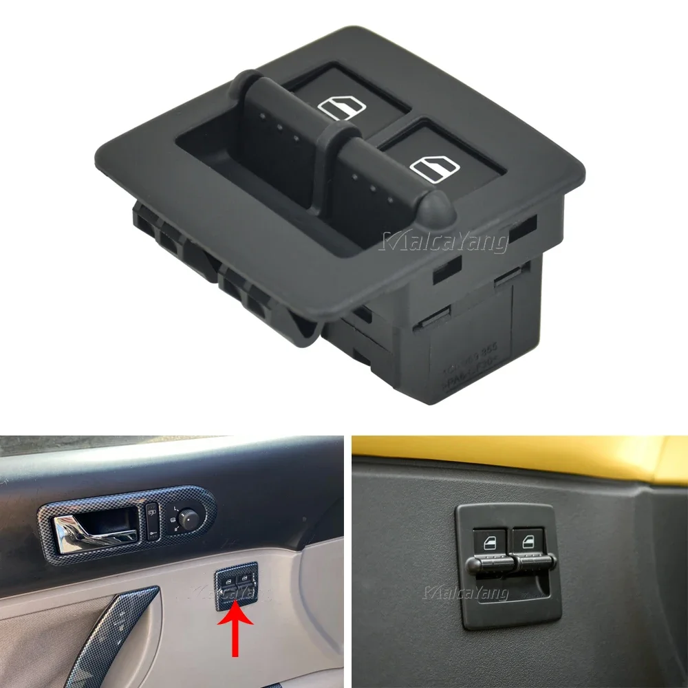 

For Volkswagen1C0959527 1C0959855 Left Right Power Window Switch Button For VW Beetle 1998-2010 1C0959851