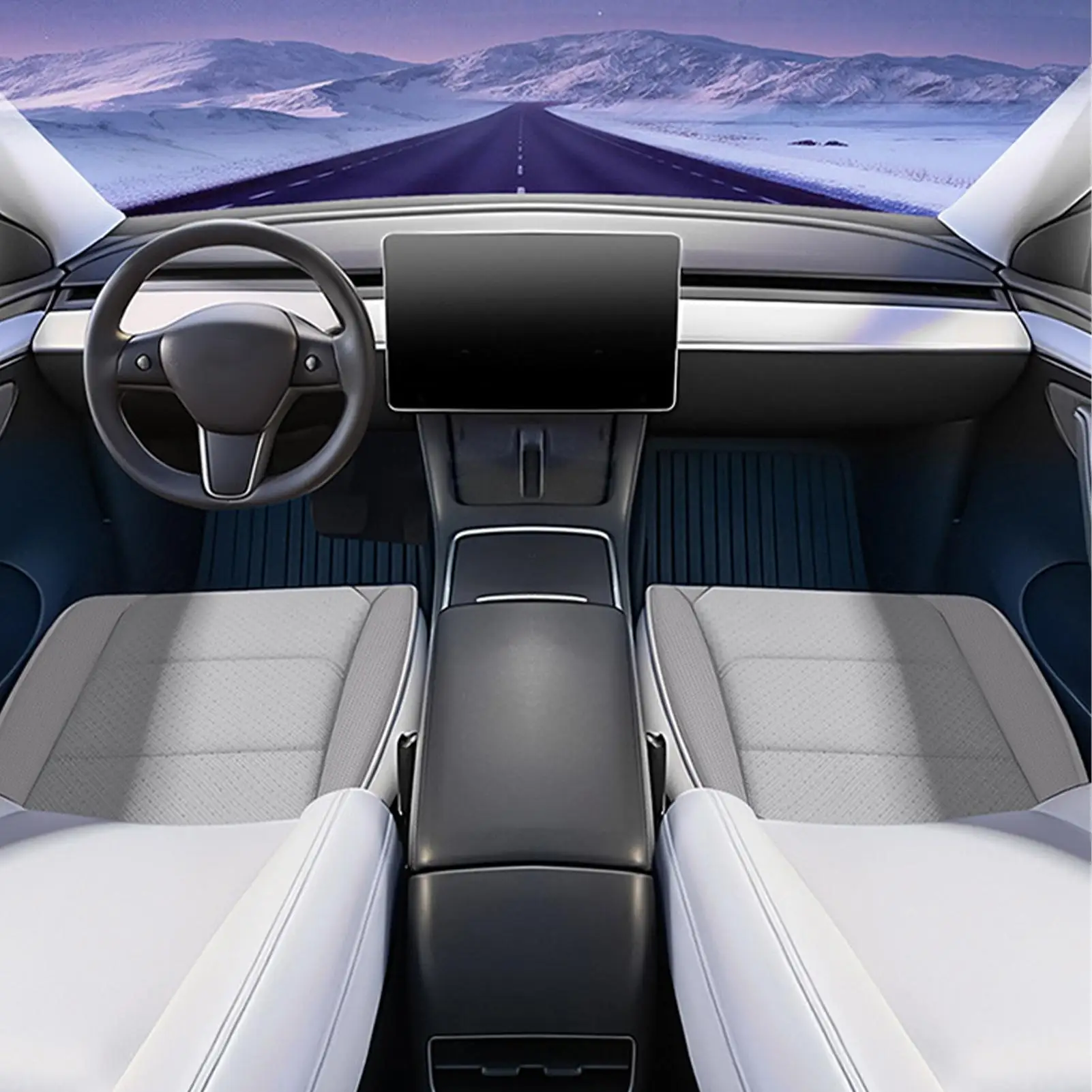 Cooling Seat Cushion For Car Breathable Universal Automatic SUV Trucks Cooling Seat Cover For Adults Lovers Families Women Men