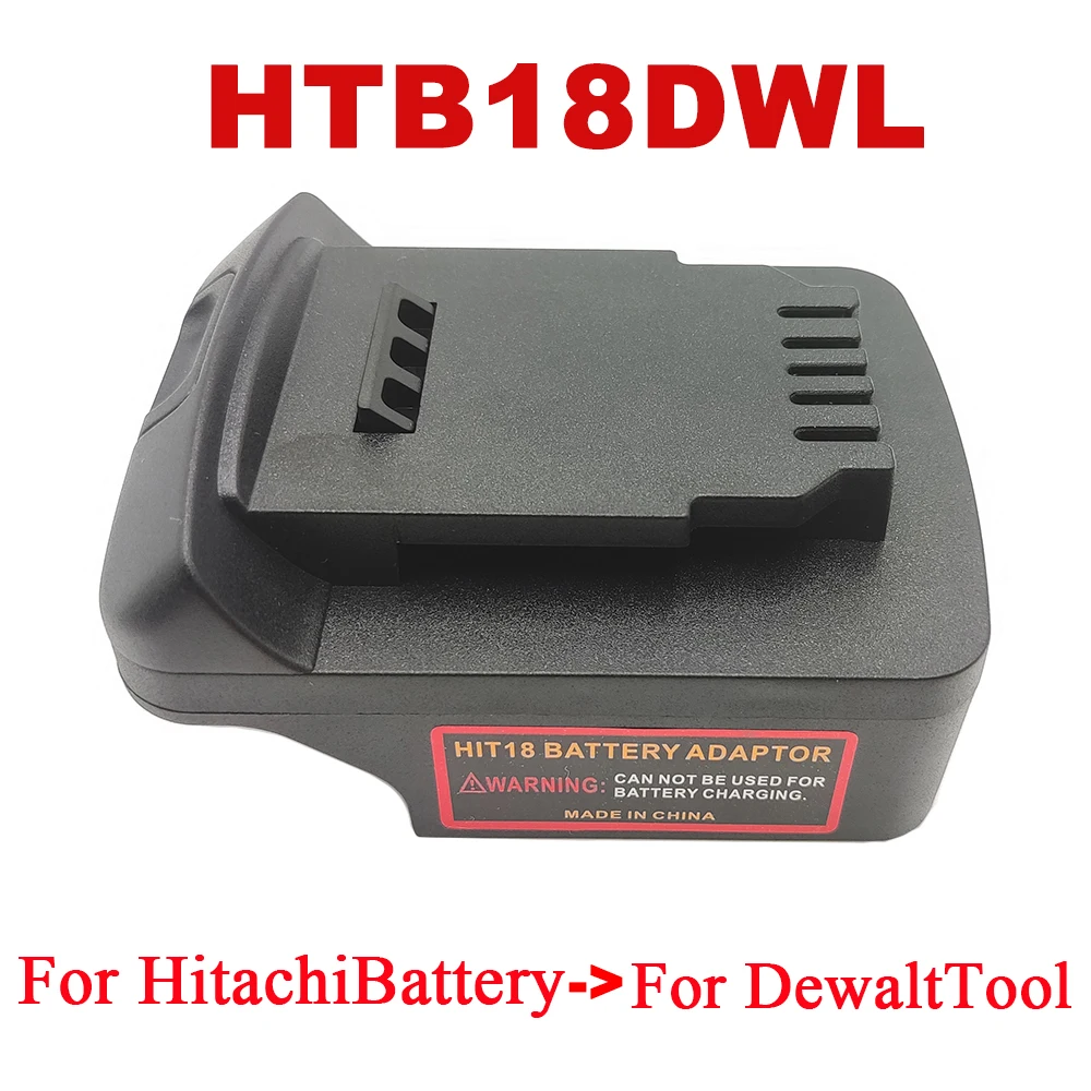 HTB18DWL Adapter Converter Can Use For Hitachi 18V Li-ion Battery BSL1830 on For Dewalt 18V 20V Lithium Electrical Power Tool