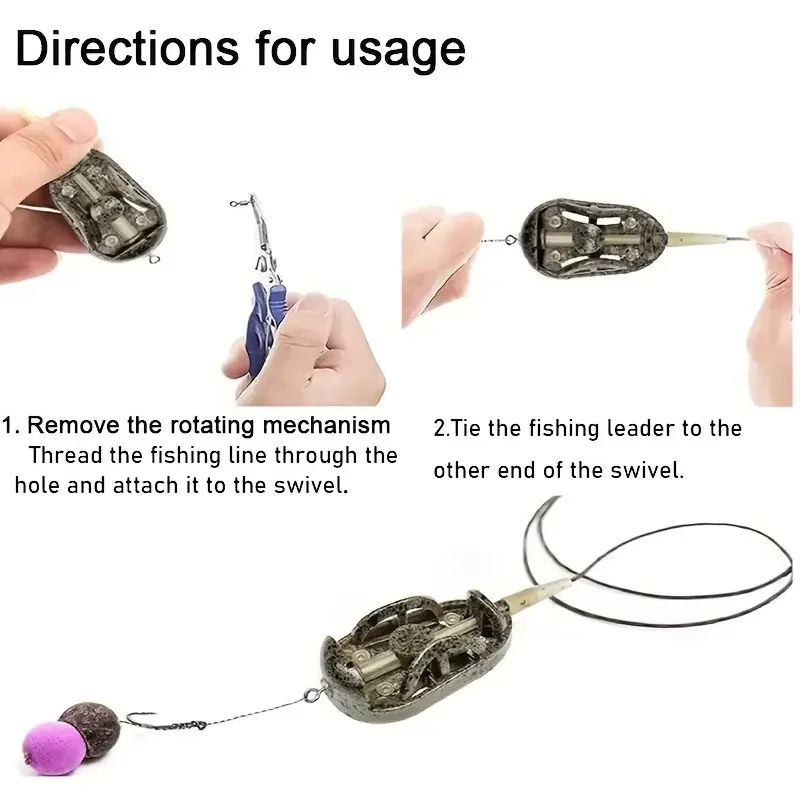 Complete Carp Fishing Feeder Kit - High-Speed Bait Launcher with Mold image 2