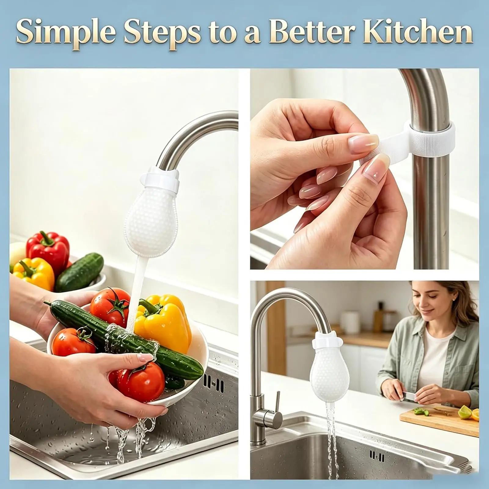Faucet Filter Cotton Socks Fine Fiber Cotton Purifier with Sediment Barrier Layer Reusable Faucet Water Filter for Limescale