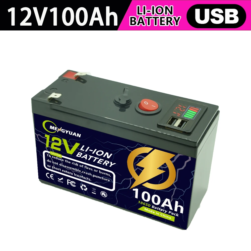 12V 150Ah Lithium LiFePO4 Deep Cycle Battery for Solar,Fish Finder, Power Wheels, Lighting, Off-Grid Applications Built-in BMS