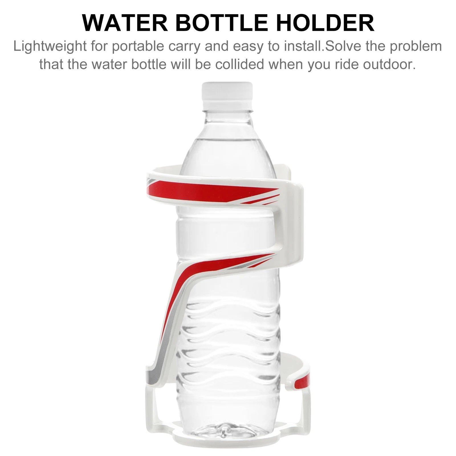 

Water Bottle Cage Sturdy Structure High Strength Hardness Deform Resistant Cycling Accessory Bike Bottle Holder