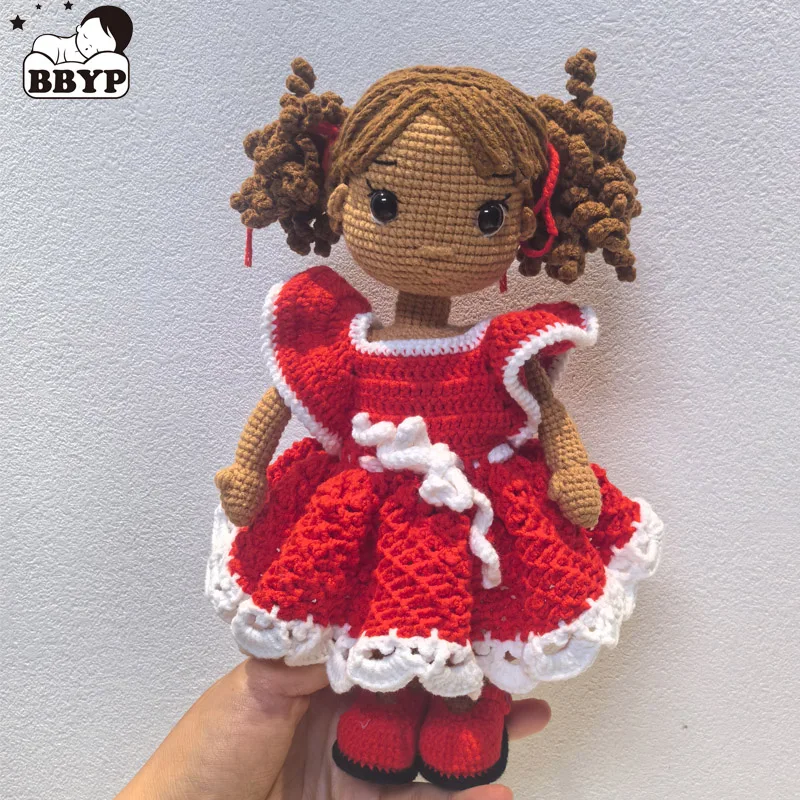 

Handmade Knitting Doll Crochet Katyusha girl Crochet Dolls For Home Accessories Pattern Craft Toy Ornaments