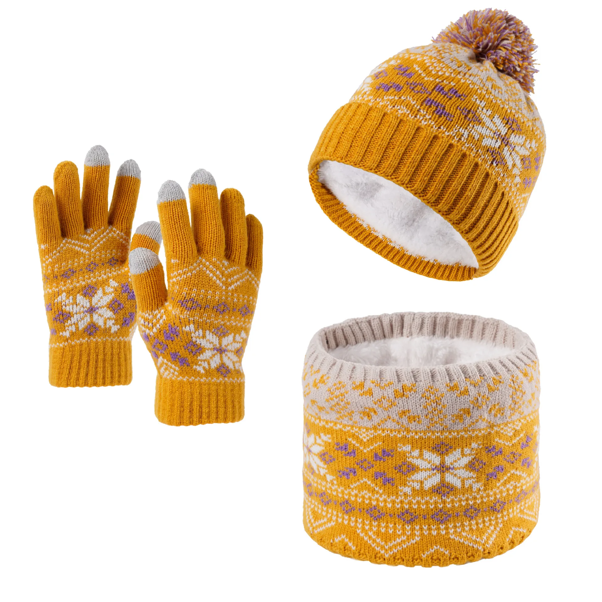 Adatto per 8-10 anni Guanti sciarpa per cappelli di lana per bambini europei e americani per neonati con cappelli ispessiti