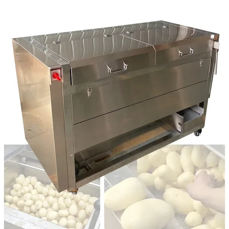 

Automatic Fruit And Vegetable Cleaning Peeling Machine Radish Sweet Potato Pig Hoof Washing Machine