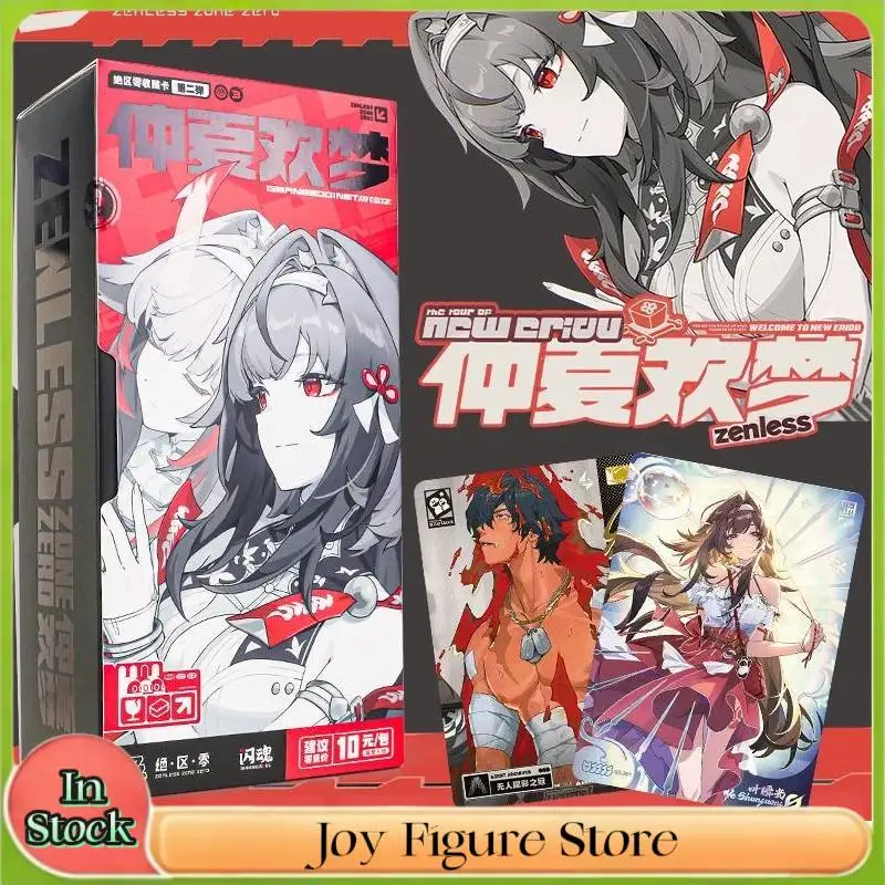 New Zenless Zone Zero Volume 2 Midsummer Joyful Dreams Theme Trading Cards Anime Game Collectible Card Box Hobby Toy Gift