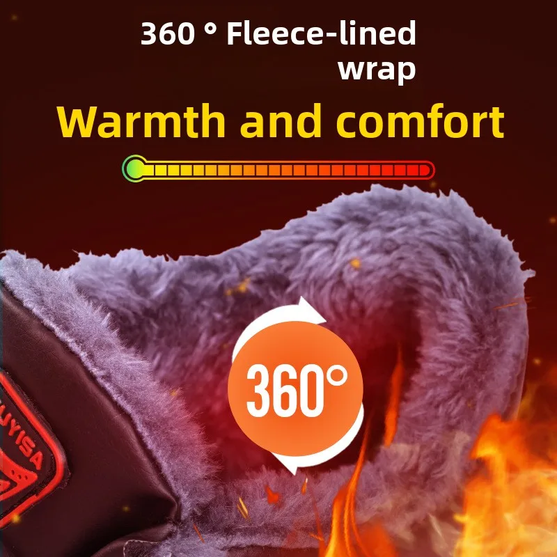 Veiligheidsschoenen voor heren Winterlaarzen Heren Dames Laarzen Anti-smash Verdikte Warme werkschoenen Bescherming Ademende werkschoenen37-45