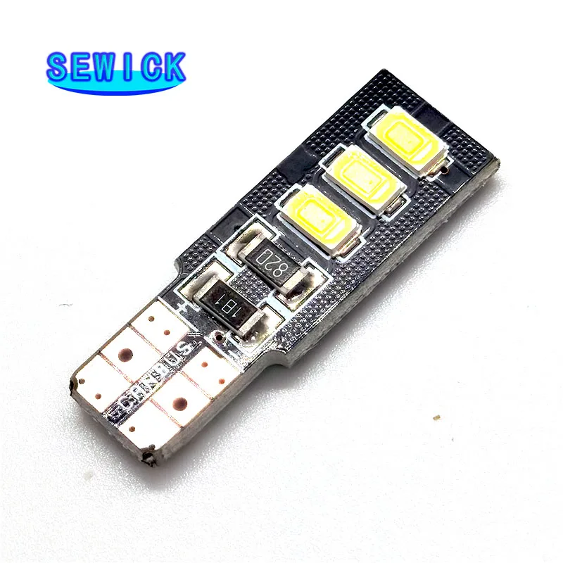 

300pcs White DC12V Car Led Signal Lamps T10 W5w Led Bulbs 194 168 Auto Interior Dome Lights Scooter Day Running Lights Diode