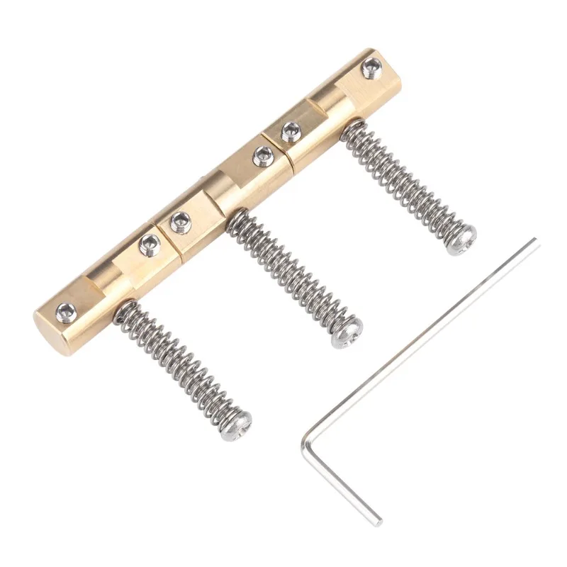TELE Electric Guitar Bridge String Code Compensation Brass SaddleString Code TL Lower Foal Pull String Plate Press Block Bar