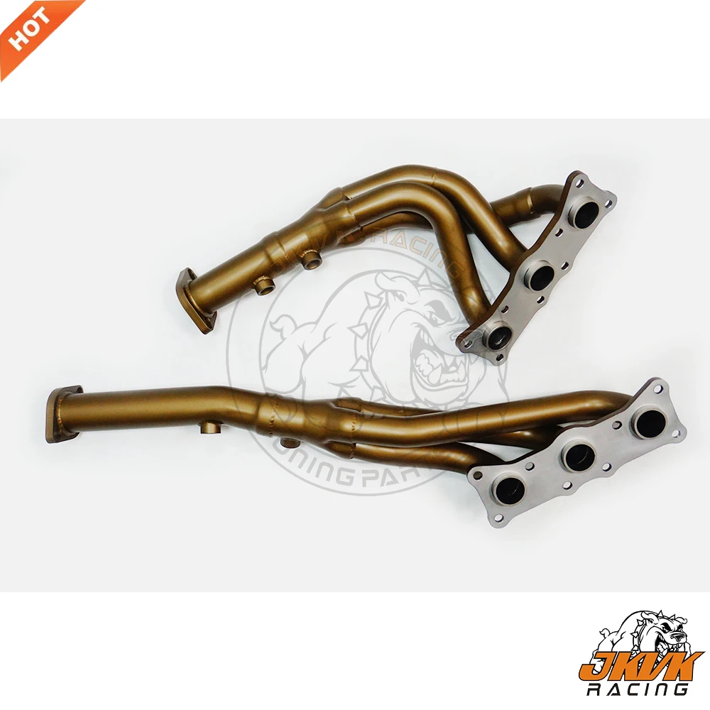 JKVK RACING SS304 Ceramic Coating Performance N52 Headers For N53 E81 E82 E87 E88 128i E90 E91 E92 E93 128I 325i/328i/330i Model