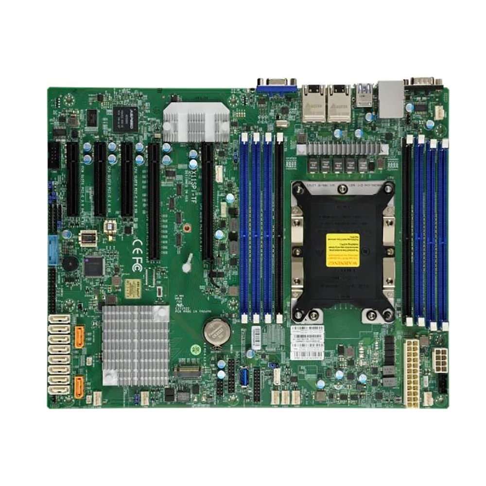 Server Motherboard Dual 10G Ethernet Port C622 Chip M.2 IPMI LGA3647 For Supermicro X11SPi TF