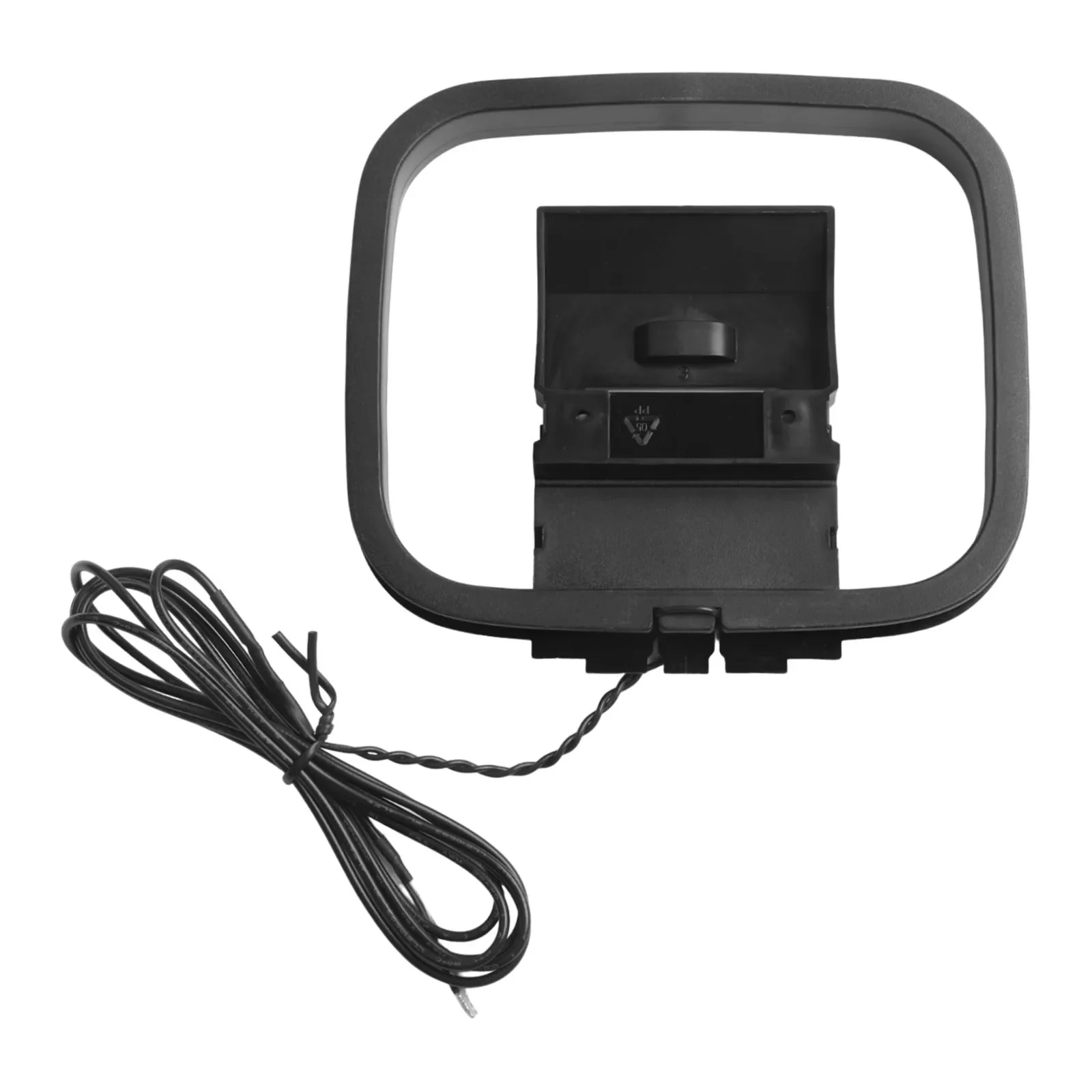 1pc AM FM Loop Antenna Aerial Connector For Stereo Audio Receiver Systems Indoor Be Conveniently Placed On Tabletops, In Various