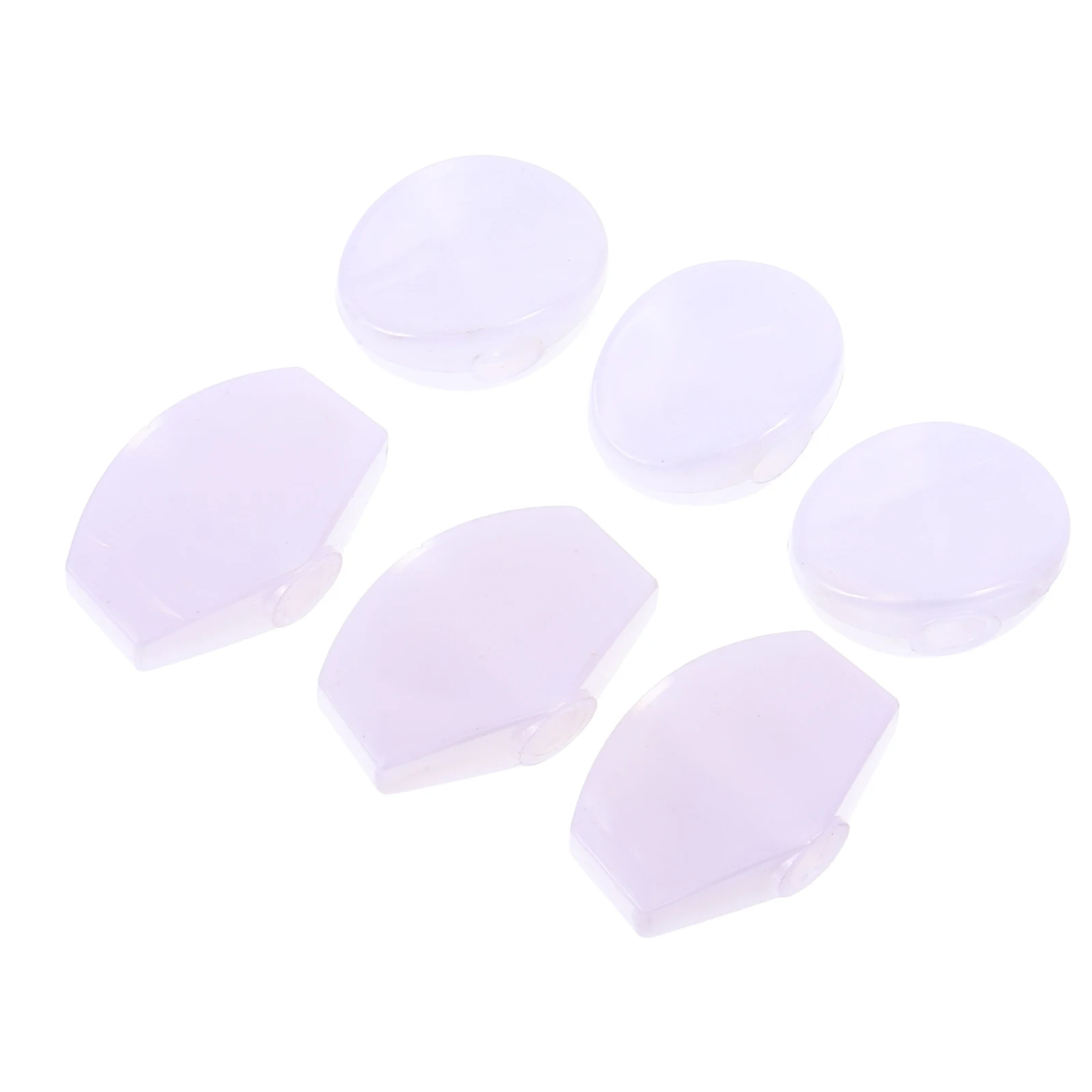 

6 Pcs Guitar Accessories Tuning Peg Button Metal Knobs Pegs Tone Volume Control Replacement Machine Heads