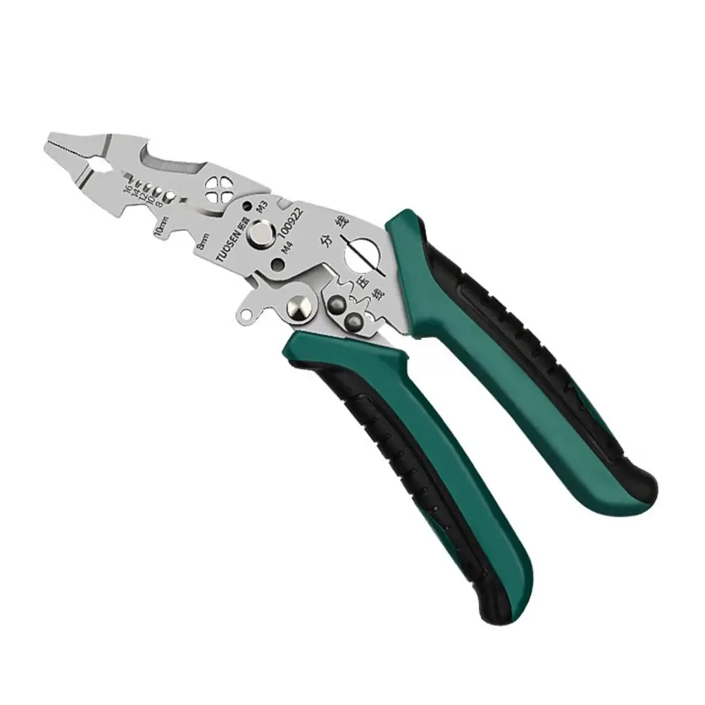 Multifunctional Network Crimping Tool Wire Cable Crimper Crimp Cutting Stripper PC Network Hand Tool Pliers