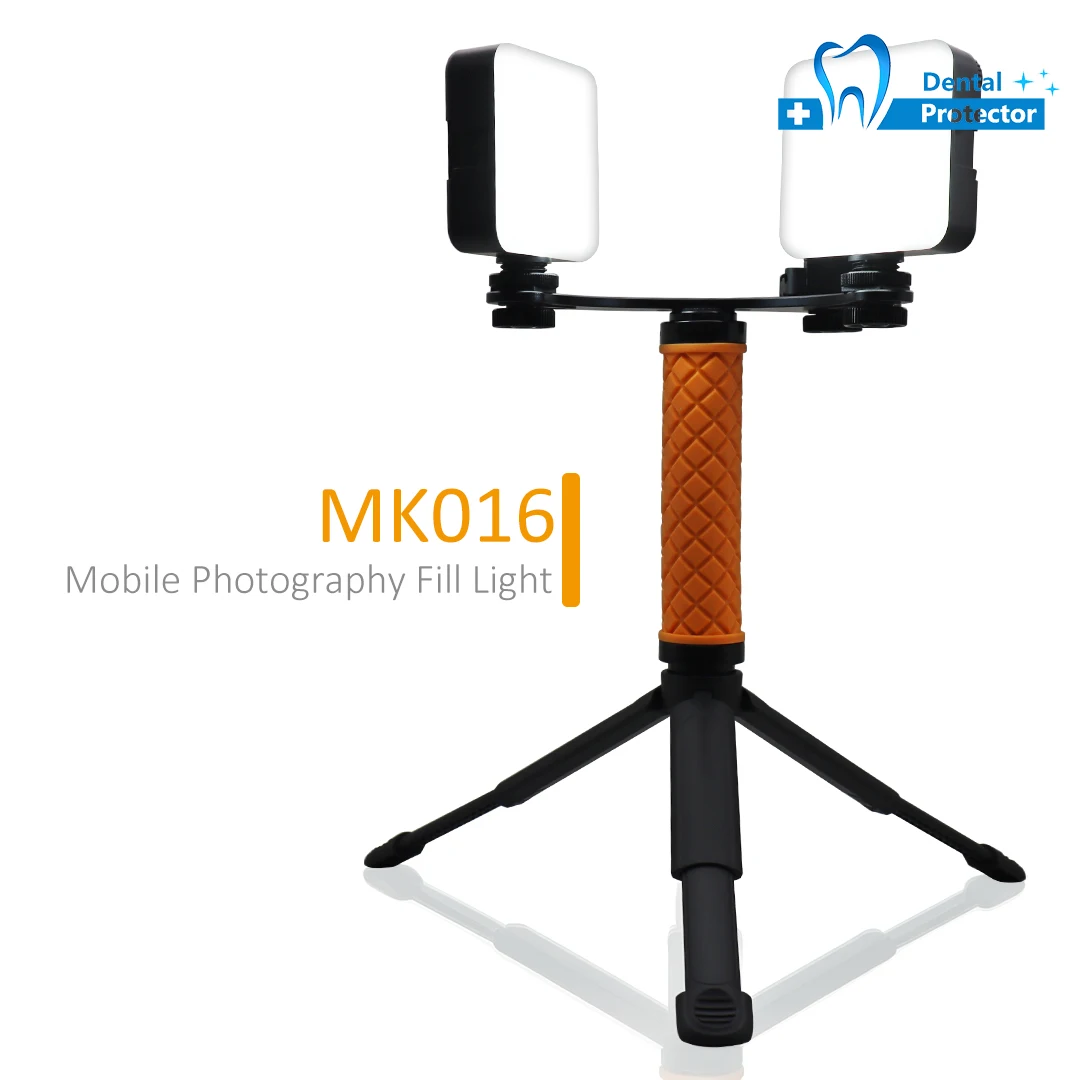 Dental Oral Photography Fill Light Double LED Mobile Phone Lighting Kit Adjustable Brightness Type-C