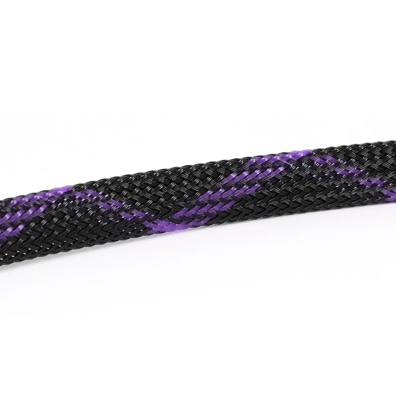 Multicolor PET Insulated Braid Sleeving for Cables