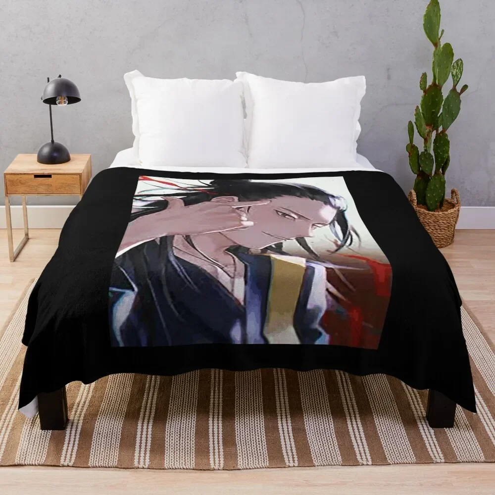 

geto suguru fanart Throw Blanket No Pilling Soft Warm Blanket for Bed
